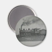 Trein in Talala, Ok in 1908 Magneet (Voorkant / Achterkant)