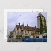 Trein in Zwitserland Briefkaart (Voorkant / Achterkant)