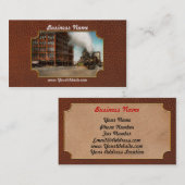 Trein - Inachtneming van de trein 1905 Visitekaartje (Voorkant / Achterkant)