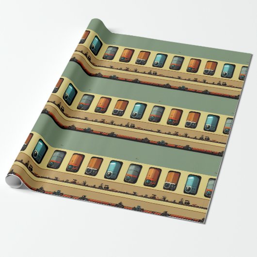 Trein Inpakpapier (Uitgerold)