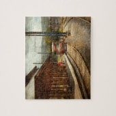 Trein - instappen van de Scranton Trolley Legpuzzel (Verticaal)