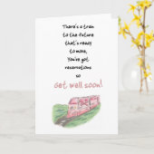 TREIN KAART (Gele Bloem)