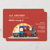 Trein Kaart (Voorkant / Achterkant)