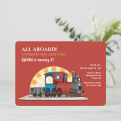 Trein Kaart (Staand voorkant)