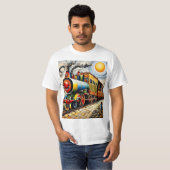 Trein kijken 1 t-shirt (Voorkant volledig)