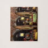 Trein - Koevangenstechnologie 1869 Legpuzzel (Verticaal)