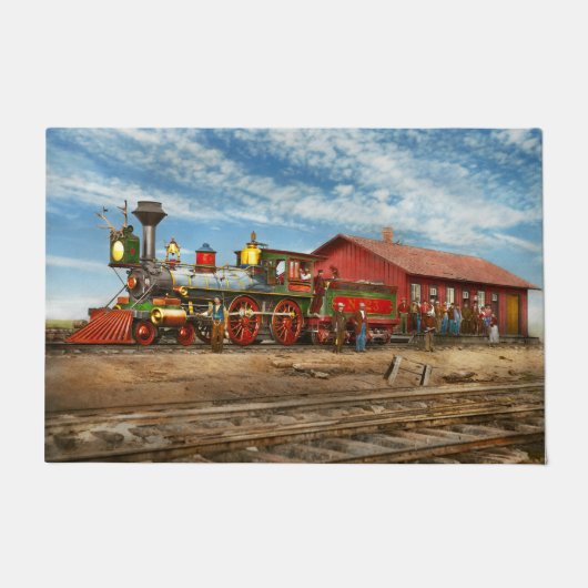 Trein - Locomotief - Apache Nummer 23 1868 Deurmat (Voorkant)