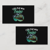 Trein Locomotief Motoren Rail Fans voor Trein Cond Visitekaartje (Voorkant / Achterkant)