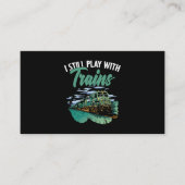 Trein Locomotief Motoren Rail Fans voor Trein Cond Visitekaartje (Voorkant)