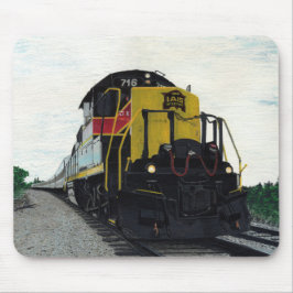 Trein Locomotief op Spoorwegen Muismat