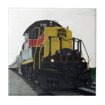 Trein Locomotief op Spoorwegen