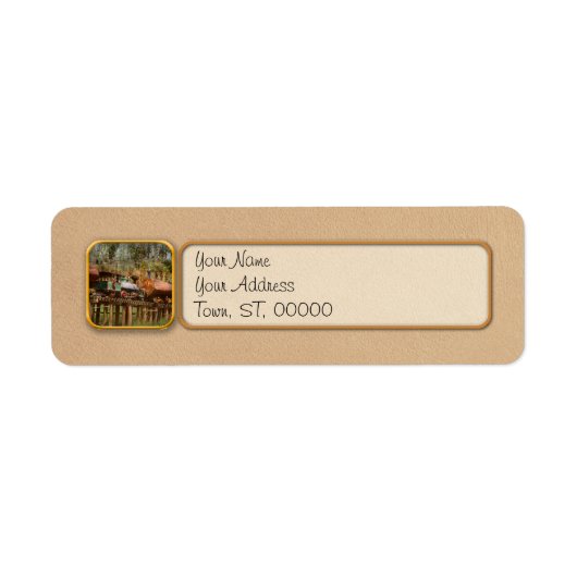 Trein - Loggen - De ochtenddump 1890 Etiket (Voorkant)