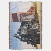 Trein met 1-schroefdraad deken (Voorkant Verticaal)