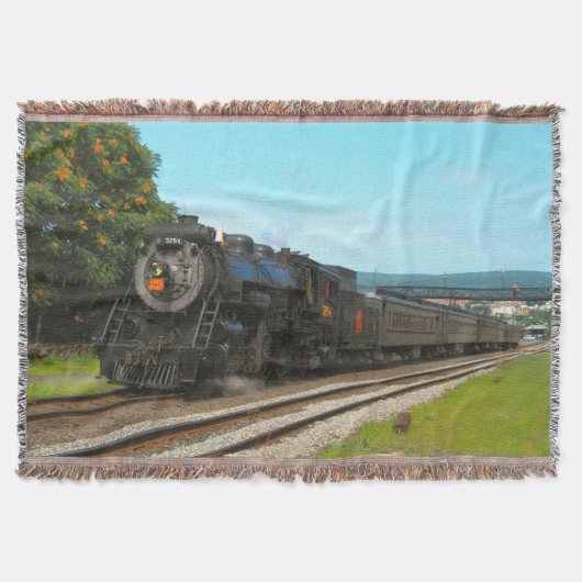 Trein met 22-Throw Blanket Deken (Voorkant)