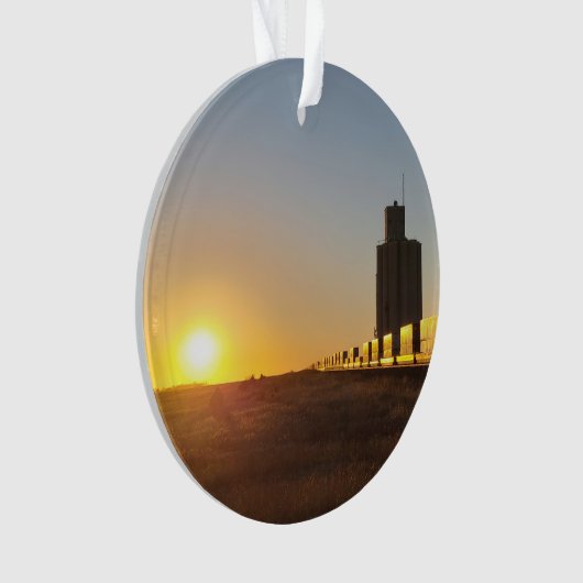 Trein met een graafversnelling ornament (voorkant)