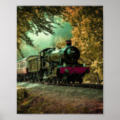 Trein met oprolmechanisme  aftakkleppen poster (Voorkant)