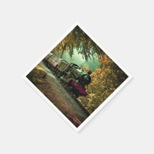 Trein met oprolmechanisme  aftakkleppen servet (Hoek)