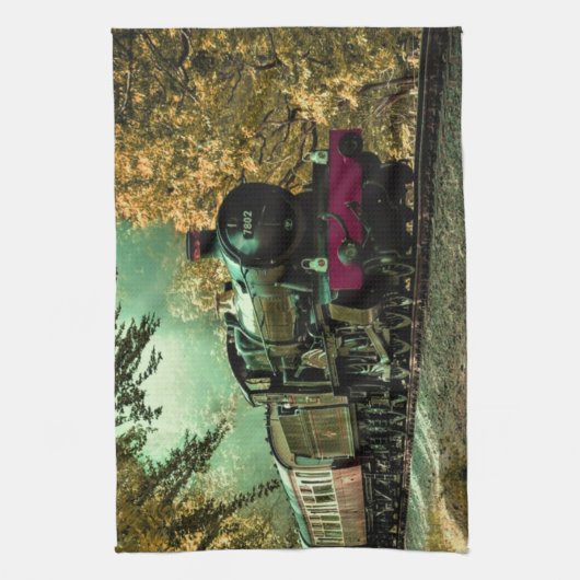 Trein met oprolmechanisme aftakkleppen theedoek (Verticaal)