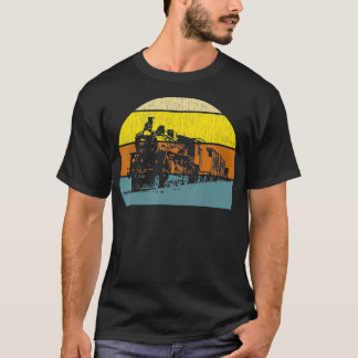 trein met oproltractielijn t-shirt