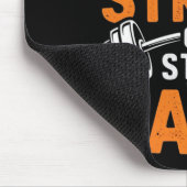 Trein met stam - Fitness bodybuilding Gewichtsleve Muismat (Hoek)