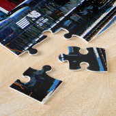 Trein met twee locomotieven Roanoke, VA Legpuzzel (Zijkant)