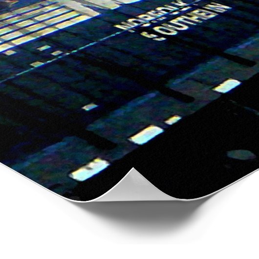 Trein met twee locomotieven Roanoke VA Poster (Hoek)