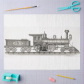 trein motor stoom ephemera decoupage tissuepapier (Craft)