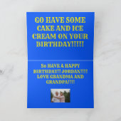 Trein naar beneden het Tracks Wenskaart Feestdagen Kaart (Binnen)