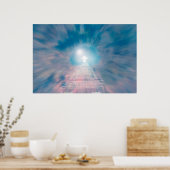 Trein naar Glory Poster (Keuken)