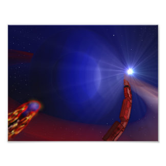 Trein naar Nergens Foto Afdruk