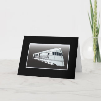 Trein naar Wenskaart voor vervanging Kaart