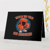 Trein naar wint geen excuses boksen ponsen tas kaart (Gele Bloem)