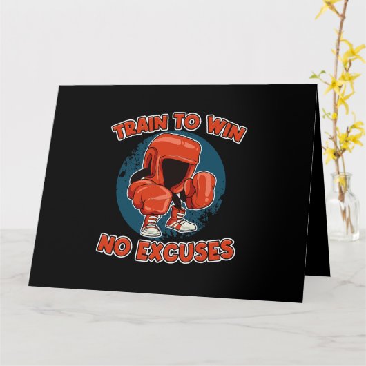 Trein naar wint geen excuses boksen ponsen tas kaart (Gele Bloem)