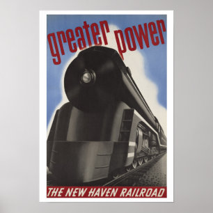 trein New Haven Poster