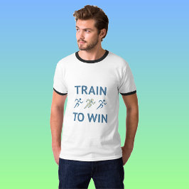 Trein om motivatie werkkracht te winnen t-shirt