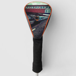 Trein onder de brug golfheadcover