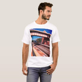Trein onder de brug t-shirt (Voorkant volledig)