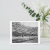 Trein op Burlington en Missouri Briefkaart (Staand voorkant)