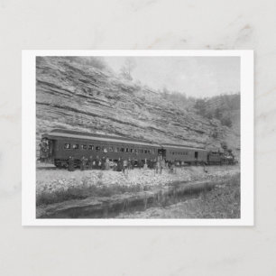 Trein op Burlington en Missouri Briefkaart