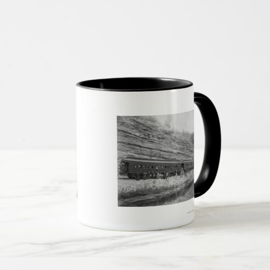 Trein op Burlington en Missouri Mok (Voorkant rechts)