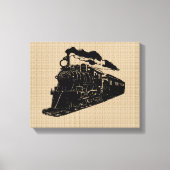 trein op Canvas (Voorkant)