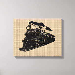 trein op Canvas Afdruk