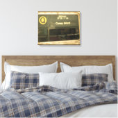 Trein op Coney Island Canvas Afdruk (Insitu (Slaapkamer))