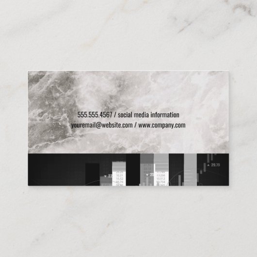 Trein op de spoorlijn visitekaartje (Achterkant)