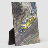 Trein op de Tehachapi-lijn Fotoplaat (Zijkant)