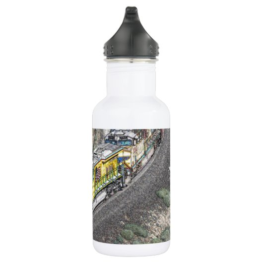 Trein op de Tehachapi-lijn Waterfles (Rechts)