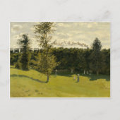 Trein op het platteland (1870) briefkaart (Voorkant)