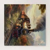 Trein op het platteland legpuzzel (Horizontaal)