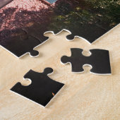 Trein op het spoor legpuzzel (Zijkant)
