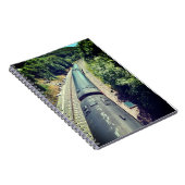 Trein op het spoor notitieboek (Rechterzijde)